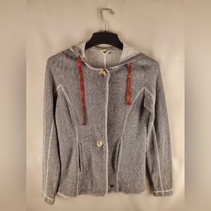 Fade By BKE French Terry feel Hooded Sweater Jacket Size Small